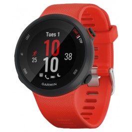 Smartwatch garmin sport watch forerunner 45 - f.cardiaca - gps - 26.3mm - acelerometro - bt - 5 atm - rojo