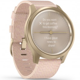 Reloj smartwatch garmin vivomove 3 sport oro - rosa f.cardiaca - barometro - gps - 44mm - oled - tactil - bt