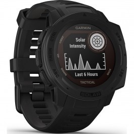 Reloj smartwatch garmin instinct solar tactical negro f.cardiaca - gps - 45mm - solar - acelerometro - bt - 10 atm