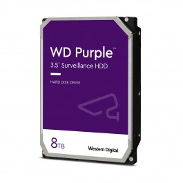 Disco duro interno hdd wd western digital purple wd84purz 8tb 3.5pulgadas sata3 5400rpm 128mb