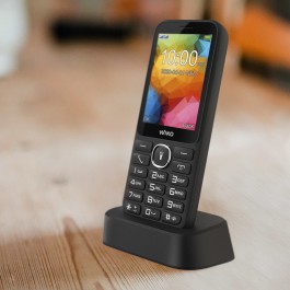 Telefono movil wiko f200 negro 2.8pulgadas -  bt -  micro sd hasta 16gb -  dual sim -  1200mah