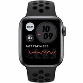 Reloj apple watch nike series 6 gps -  cell 40mm space gray aluminium case with product red sportband - gps - cell