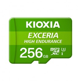 Tarjeta memoria micro secure digital sd kioxia 256gb exceria high endurance uhs - i c10 r98 con adaptador