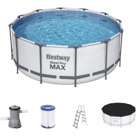 Bestway 56420 -  piscina steel pro max con depuradora m