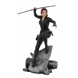 Black widow estatua resina 30 cm avengers endgame marvel movie premier collectio