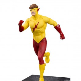 Kid flash estatua 16 cm multi - part universo dc teen titans