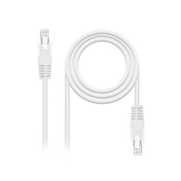 Latiguillo cable red utp cat6 rj45 nanocable 1m blanco awg24