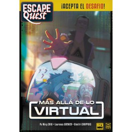 Juego de mesa escape quest 2: mas alla de lo virtual formato libro pegi 12