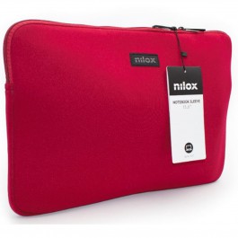Funda nilox para portatil 15.6pulgadas rojo