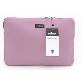 Funda nilox para portatil 15.6pulgadas rosa