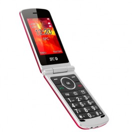 Telefono movil spc opal red tipo tapa -  2.8pulgadas -  radio -  bluetooth -  dual sim