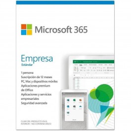 Microsoft office 365 empresa estandar 1 licencia 1 año caja (new)