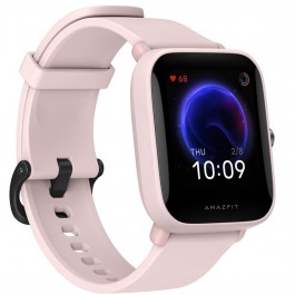 Pulsera reloj deportiva amazfit bip u  1.43pulgadas - smartwatch - pink