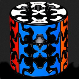 Cubo de rubik qiyi gear barrel 3x3 bordes negros