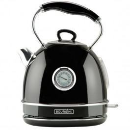 Termo calentador de agua bourgini nostalgic thermo kettle negro 1.7l