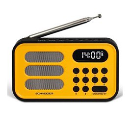 Radio digital schneider handy mini amarillo