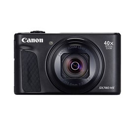Camara digital canon powershot sx740 hs 20.3 mp -  zo 40x -  4k uhd -  litio -  bt -  wifi -  negra -  travel