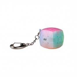 Cubo de rubik qiyi mini 3.5cm llavero 3x3 jelly