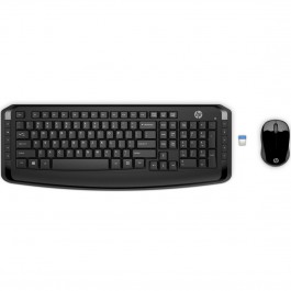 Kit teclado + mouse raton hp 300 wireless inalambrico