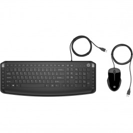 Kit teclado + mouse raton hp pavilion 200 9df28aa usb 2.0 ingles