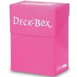 Caja de mazo para cartas solid ultra pro rosa claro 85 cartas