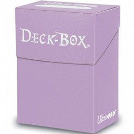 Caja de mazo para cartas solid ultra pro lila 85 cartas