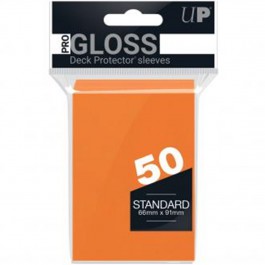 Fundas standard ultra pro color naranja para cartas paquete de 50