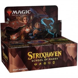 Juego de cartas draft booster wizards of the coast magic the gathering strixhaven school of mages ingles
