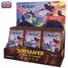 Juego de cartas caja de sobres wizards of the coast magic the gathering strixhaven: school of mages 30 sobres ingles