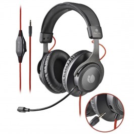 Auriculares ngs crosstrail con microfono - jack 3.5 -  negro