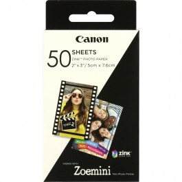 Papel fotografico canon zp - 2030 50 hojas zink para zoemini