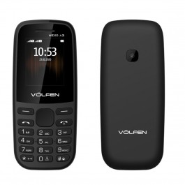Telefono volfen a3 negro pantalla 1.8pulgadas - camara - radio fm - micro sd -  bateria larga duracion