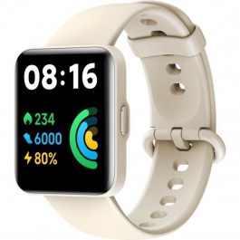 Reloj xiaomi smartwatch redmi watch 2 lite -  notificaciones -  frecuencia cardiaca -  gps -  beige