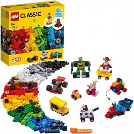 Lego classic ladrillos y ruedas