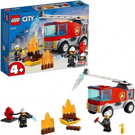 Lego city camion de bomberos con escalera