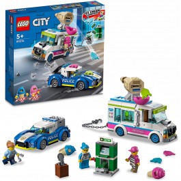 Lego city persecucion policial camion de los helados