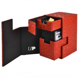 Caja de mazo ultra pro deck box m2 limited goblin hide color rojo 75 cartas
