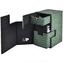 Caja de mazo ultra pro deck box m2 limited goblin hide color verde 75 cartas