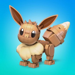 Figura mattel mega construx build pokemon eevee