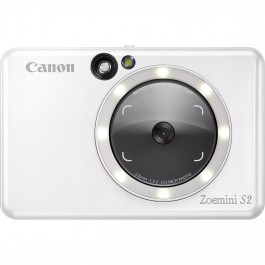 Camara impresora instantanea canon zoemini s2 blanco perla -  8mp -  bluetooth -  capacidad 10 hojas
