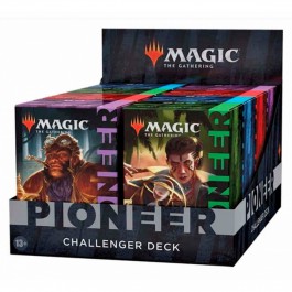 Juego de cartas caja de sobres wizards of the coast magic the gathering pioneer challenger deck display 8 mazos inglés