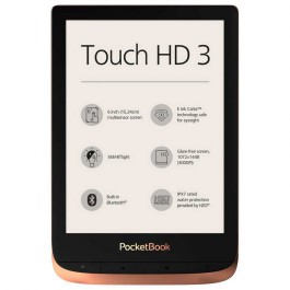 Pocketbook touch hd3 ereader 6pulgadas 16gb cobre