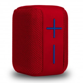 Altavoz portatil bluetooth ngs roller coaster red - 10w - bluetooth 5.0 tws - entrada usb - micro sd - aux in - ipx6 - alcance 
