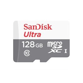 Tarjeta memoria micro secure digital sd xc + adaptador sandisk - 128gb - clase 10 - sdxc - 100mb - s