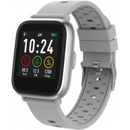 Pulsera reloj deportiva denver sw - 161 - smartwatch -  ips -  1.3pulgadas -   bluetooth - gris