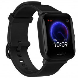 Pulsera reloj deportiva amazfit bip u  1.43pulgadas - smartwatch  - negro