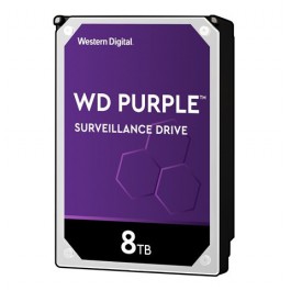 Disco duro interno hdd wd western digital purple wd82purz 8tb 3.5pulgadas sata3 7200rpm 256mb