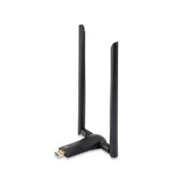 Adaptador wifi usb 3.0 dualband level one  ac1200 300mb en 24ghz y 867mb en 5ghz usb 3.0 2 antenas desmontables