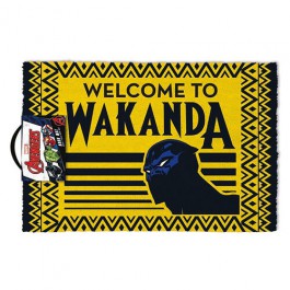 Felpudo pyramid marvel welcome to wakanda pantera negra black panther
