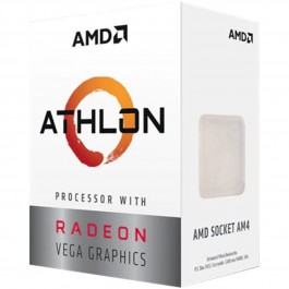 Micro. procesador amd athlon 3000g 2 core 3.5ghz 4mb am4 radeon rx vega 3